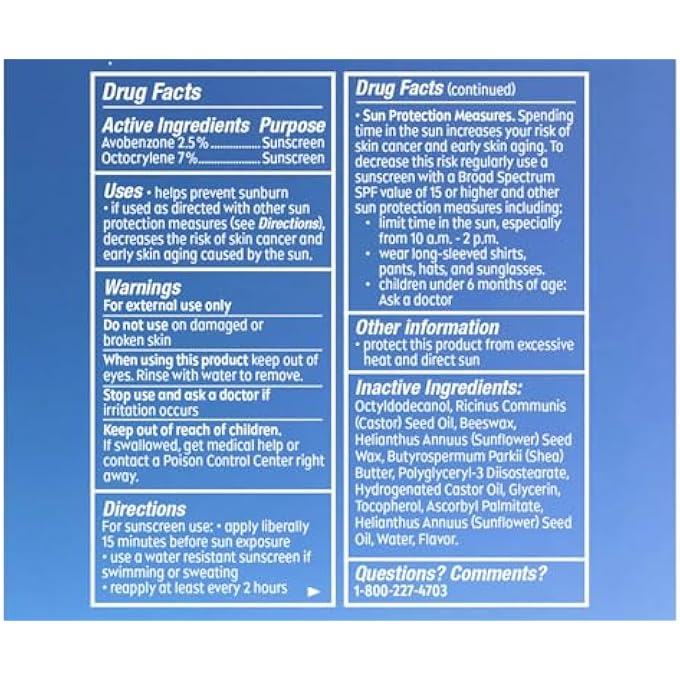 Nivea SMOOTHNESS BROAD SPECTRUM SPF 15 SUNSCREEN LIP CARE, 0.17 OZ (2 PACK) - Image 4